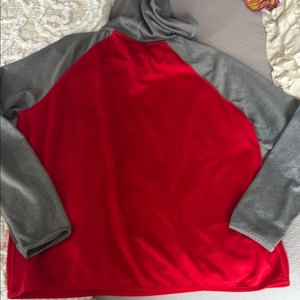 Nike Red and Gray Ohio State Hoodie - Picture 4 of 4